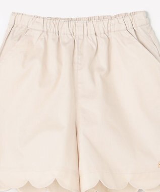 ANY KIDS 裾 スカラップパンツ ベージュ