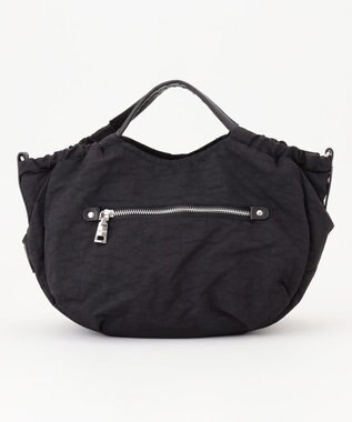 Y'SACCS 【Y’SACCS vous et】サイドギャザー2WAYトート Sサイズ ブラック