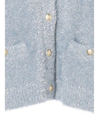 earth music&ecology キラキラシャギーカーディガン Sax