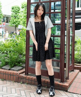 WEGO ティアードキャミワンピース 柄2