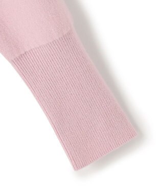 ICB 【洗える】ウールカシミヤ Vネックカーディガン ピンク系