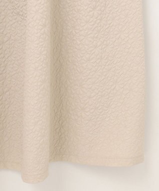 SHARE PARK LADIES 小花フクレジャガードキャミワンピース ライトグレー系