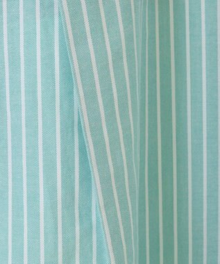 AMERICAN HOLIC ＵＶカットリサイクルコットンオックスシャツ Stripe Green