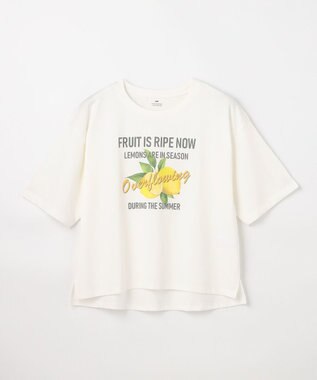 ANY ANYファンクションロゴTシャツ オフレモン
