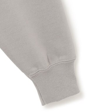 J.PRESS YORK STREET 【UNISEX】フルジップ裏毛ロゴパーカー ベージュ系