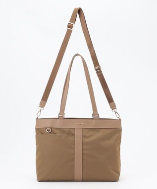LA BAGAGERIE コンビ2WAYトートバッグ MEDIUM ベージュ