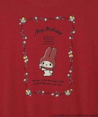 earth music&ecology マイメロディ＆クロミ／ｅａｒｔｈ　レトロアートスウェット Red