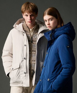 JOSEPH ABBOUD MOUNTAIN 【軽量/ソフト】ラム×モールジャカード ニットブルゾン アイボリー系7