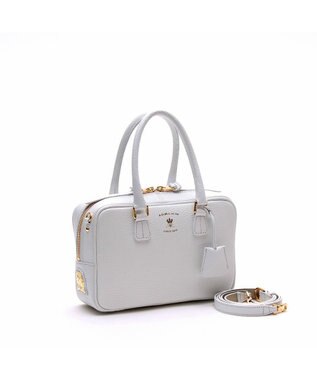 A.D.M.J. 【牛革】ボストン23cm ホワイト