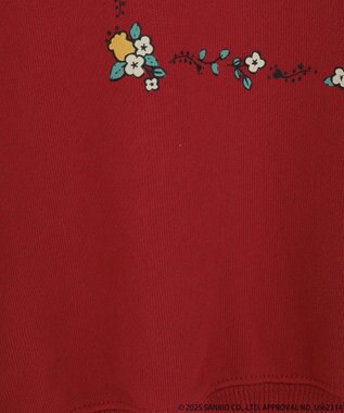 earth music&ecology マイメロディ＆クロミ／ｅａｒｔｈ　レトロアートスウェット Red