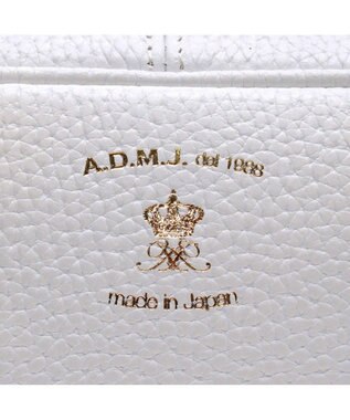 A.D.M.J. 【牛革】ボストン23cm ホワイト