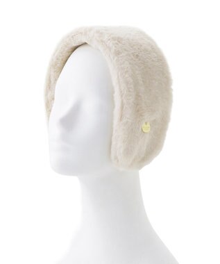 MOONBAT PAUL&JOE ACCESSOIRES(ポール&ジョー)カチューシャ イヤマフ ネコチャーム付 ホワイト