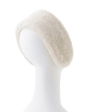 MOONBAT PAUL&JOE ACCESSOIRES(ポール&ジョー)カチューシャ イヤマフ ネコチャーム付 ホワイト