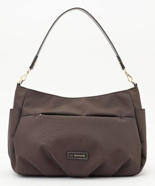 LA BAGAGERIE ポリエステルキャンバス　タックショルダー