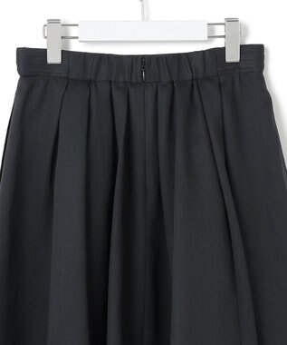 23区 S 【洗える】シアービエラ ギャザー スカート ブラック系