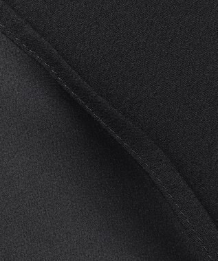 J.PRESS LADIES 【洗える】ヌーディスバックサテン ピンタック ブラウス ネイビー系