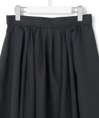 23区 S 【洗える】シアービエラ ギャザー スカート ブラック系