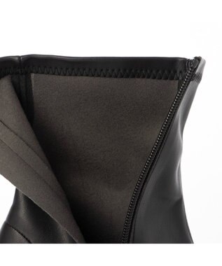 MODE ET JACOMO <carino>【レイン対応】ストレッチヒールブーツ （ブラック） ブラック