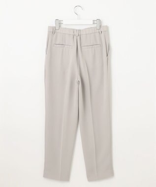 自由区 【XSサイズ～/洗える/セット可】ダブルクロス テーパードパンツ ライトグレー系