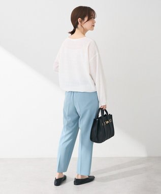 Green Parks きれいシルエットパンツ（テーパード） Blue