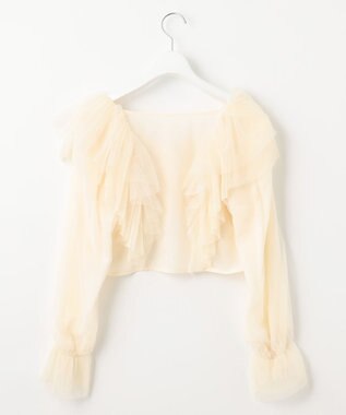 Feroux チュールボレロ×キャミドレスセット ブルー系