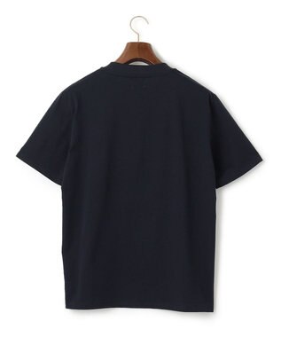 J.PRESS MEN ヴァーティカルケーブルTシャツ ネイビー系