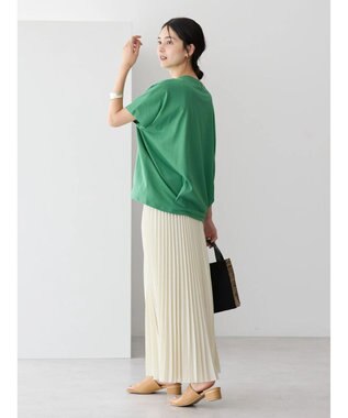 AMERICAN HOLIC 接触冷感裾タックカットプルオーバー Green
