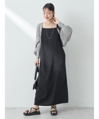 earth music&ecology メッシュボレロ Gray