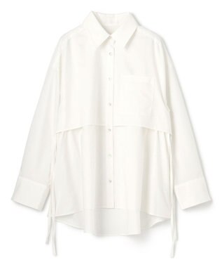 GRACE CONTINENTAL レイヤードドロストシャツ ホワイト