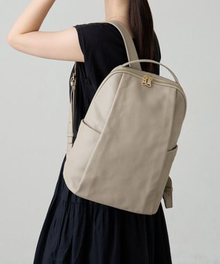 russet ＜背面メッシュ仕様＞レザーリュックサック(CE-1373) GrayBeige