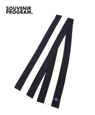 J.PRESS MEN 【J.PRESS ORIGINALS】【UNISEX】Wool Polyester Knit School Muffler