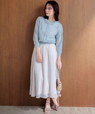 組曲 S 【先行予約】カラーボイル スカート エクリュ系