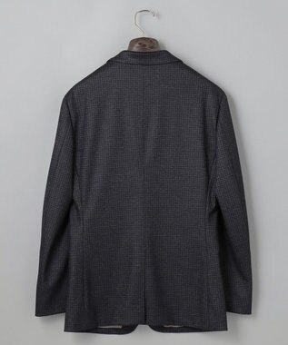 GOTAIRIKU セットアップ対応【2WAYストレッチ/シワになりにくい】T/W ジャージージャケット_千鳥柄 グレー系8