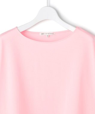 23区 シルキータッチ ドロスト カットソー ピンク系