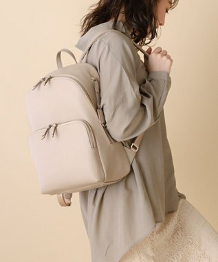 ACE BAGS & LUGGAGE  W&.Day Night ポエット ラウンドリュック A4ジャストサイズ ビジネスバッグ 11721 ダブルアンドデイナイト アイボリー