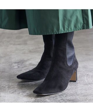 MODE ET JACOMO <MODE ET JACOMO>スクエアトゥサイドゴアブーツ