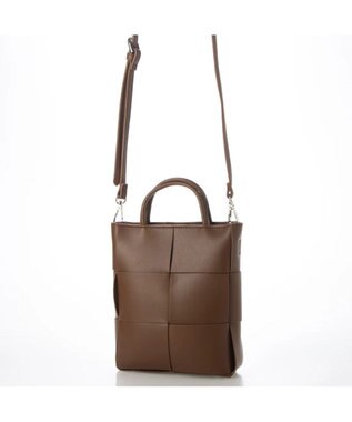 UNBILLION cachecache イントレチャートミニショルダーバッグ キャメル