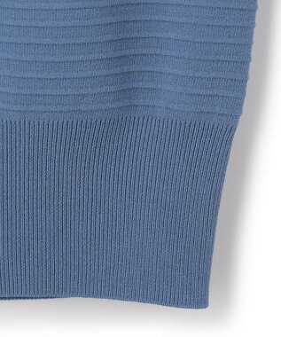 ICB 【洗える】レーヨンポリエステルタックニット スマルトブルー系