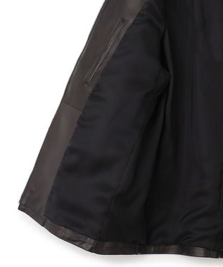 JOSEPH HOMME  【HIGH GRADE LINE】エアーカウレザー　シングルライダース ブラック系