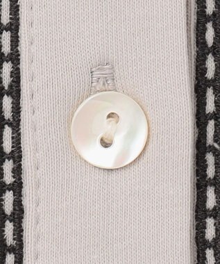 J.PRESS LADIES エンブロイダリージャージー カットソー ライトグレー系