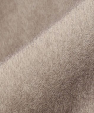 23区 フェイクファー ティペット ライトグレー系