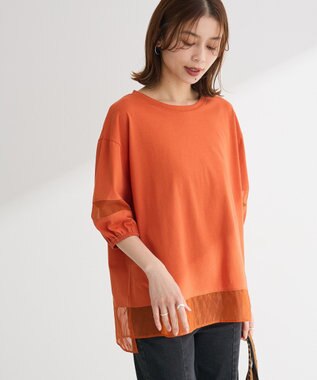 Green Parks シアードッキングプルオーバー Orange