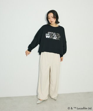 Green Parks ＳＴＡＲ　ＷＡＲＳ／メタルプリントスウェット Black