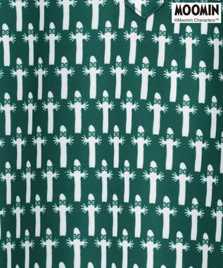 23区GOLF 【WOMEN】【MOOMIN COLLECTION】ムーミン 半袖 総柄プリント シャツ グリーン系5