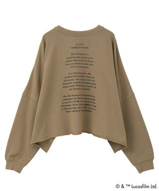 Green Parks ＳＴＡＲ　ＷＡＲＳ／メタルプリントスウェット Beige