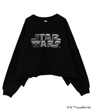 Green Parks ＳＴＡＲ　ＷＡＲＳ／メタルプリントスウェット Black