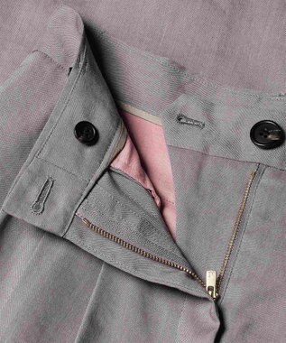 Paul Smith レーヨンリネン コクーンシルエット タックパンツ ライラック