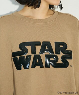 Green Parks ＳＴＡＲ　ＷＡＲＳ／メタルプリントスウェット Beige