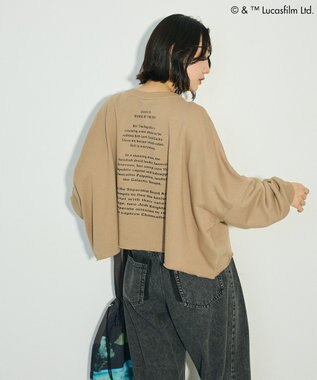 Green Parks ＳＴＡＲ　ＷＡＲＳ／メタルプリントスウェット Beige