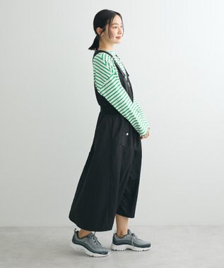 Green Parks ボックスシルエットボーダープルオーバー Green